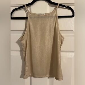 Gold Shimmer Ibiza Tank Top